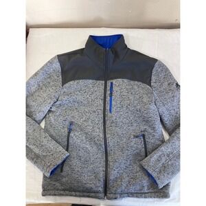ZeroXposur‎ Men's Fleece Lined Jacket Gray Blue Full Zip Size L